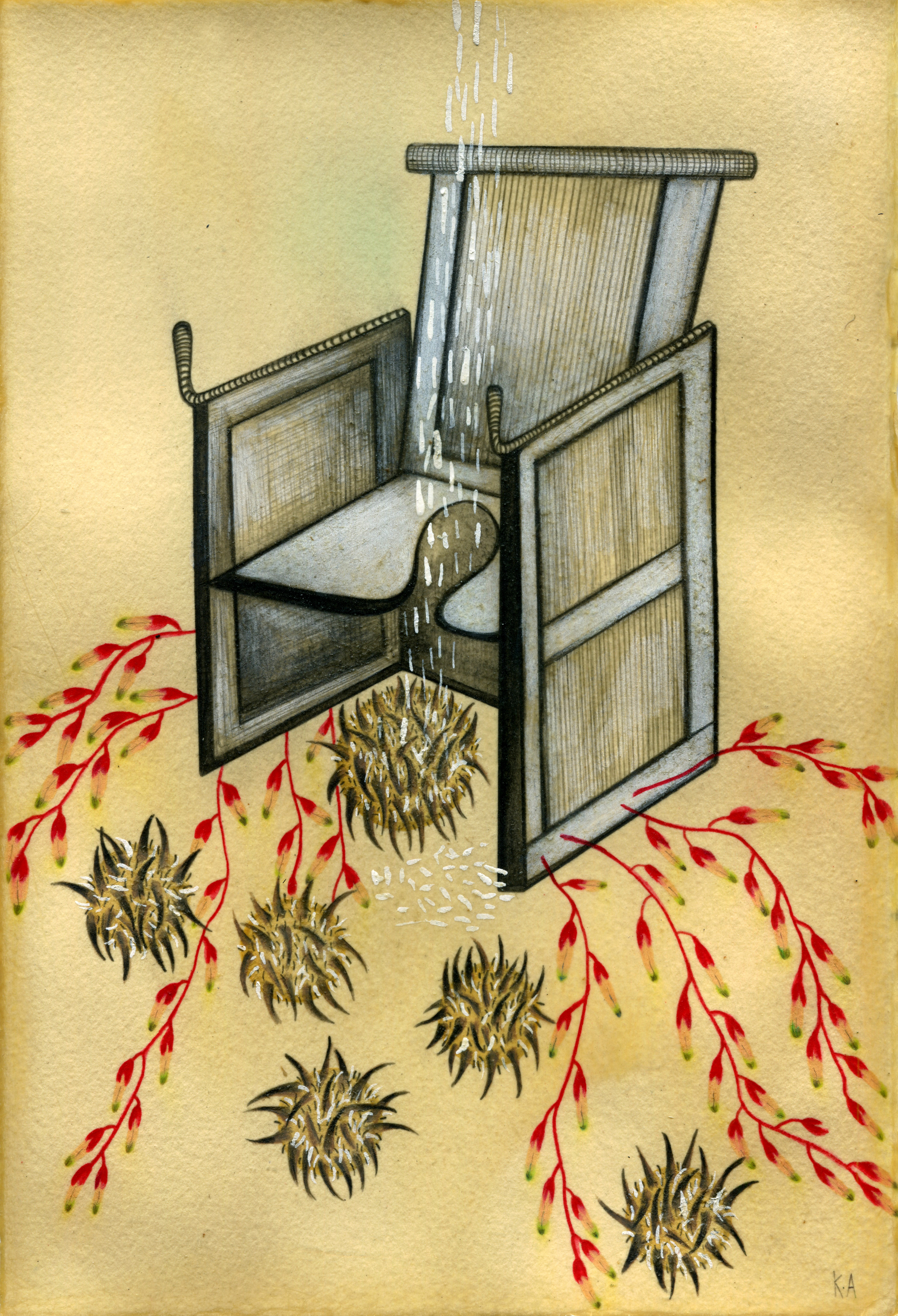"Manure" Graphite on paper 19x28cm