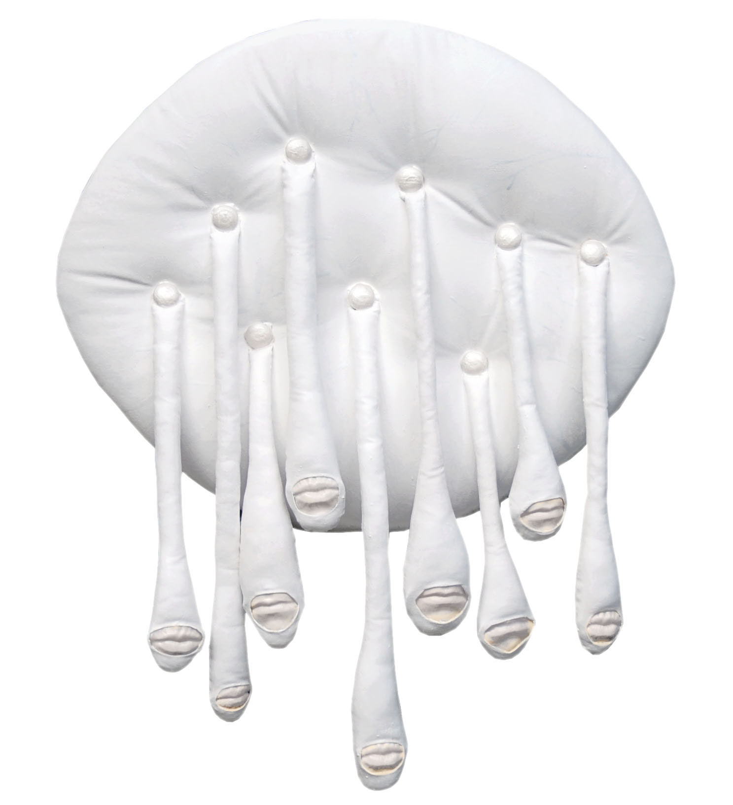 Mixed media, wood fabric and ceramic 61x77cm
