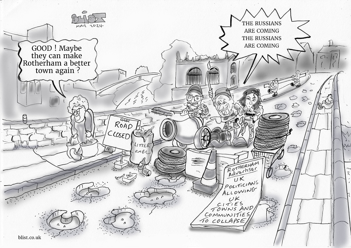 "The Russians are coming. . ."