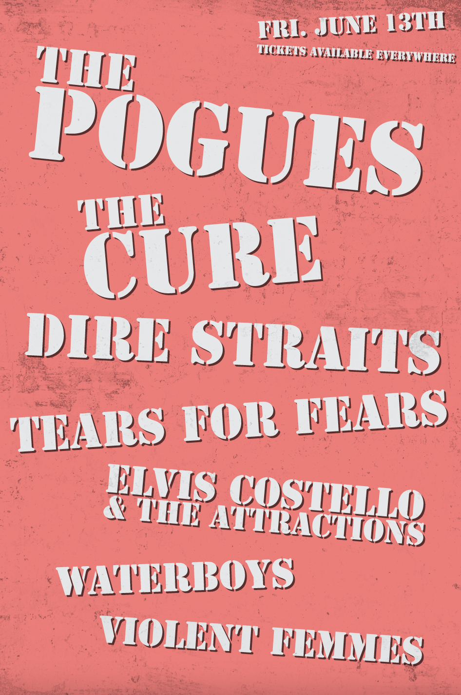 Fictitious Festival Poster 1980s