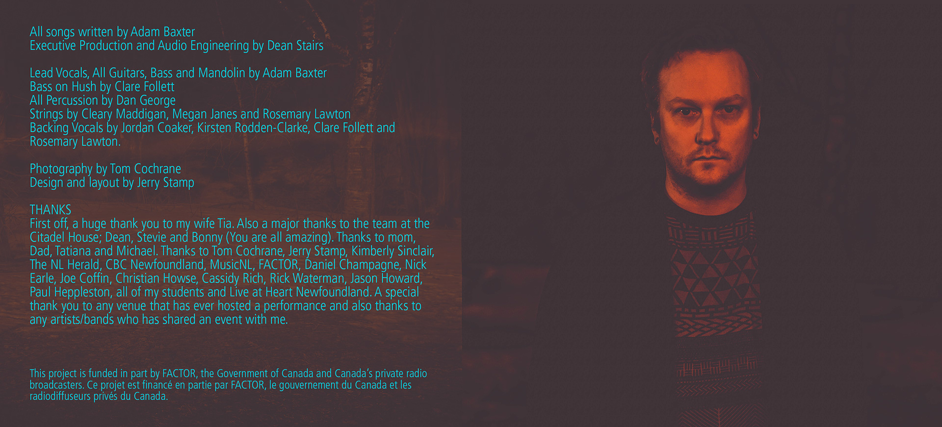 Adam Baxter - Infinity artwork inside