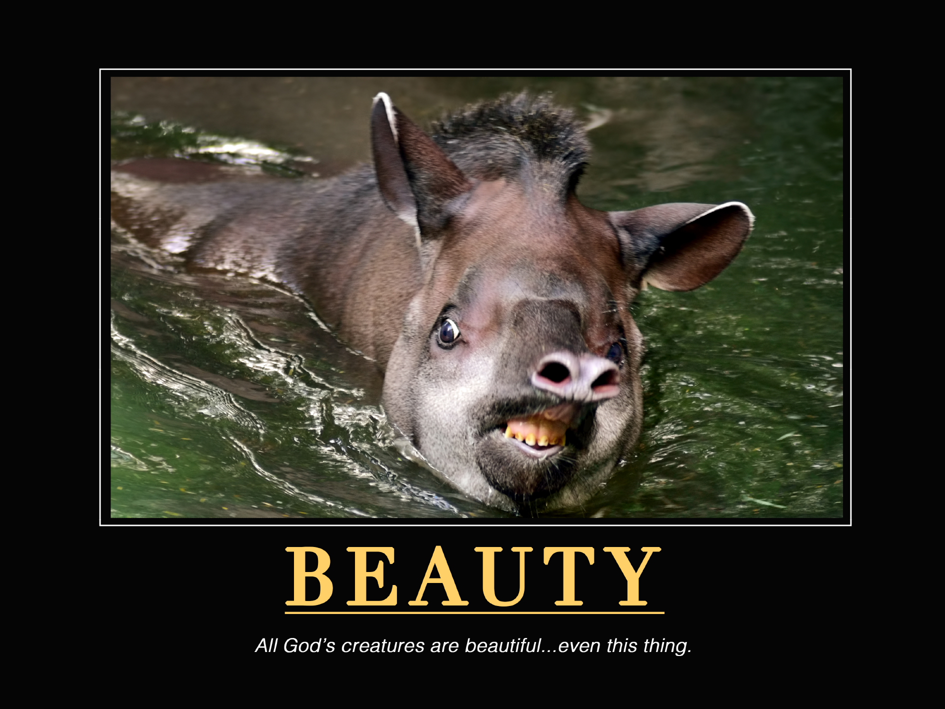 Catholic School Motivational Poster 1986