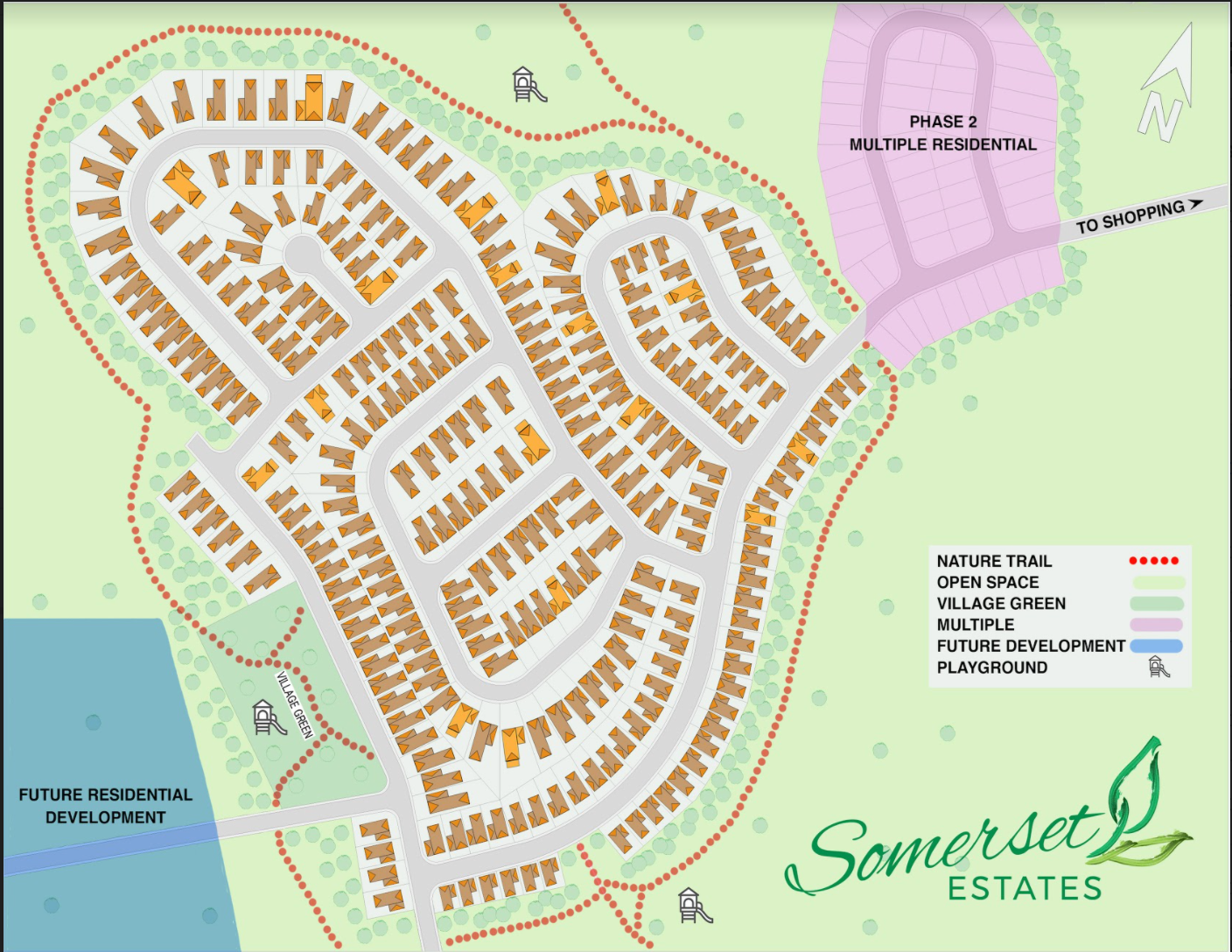 Somerset Estates Development Map