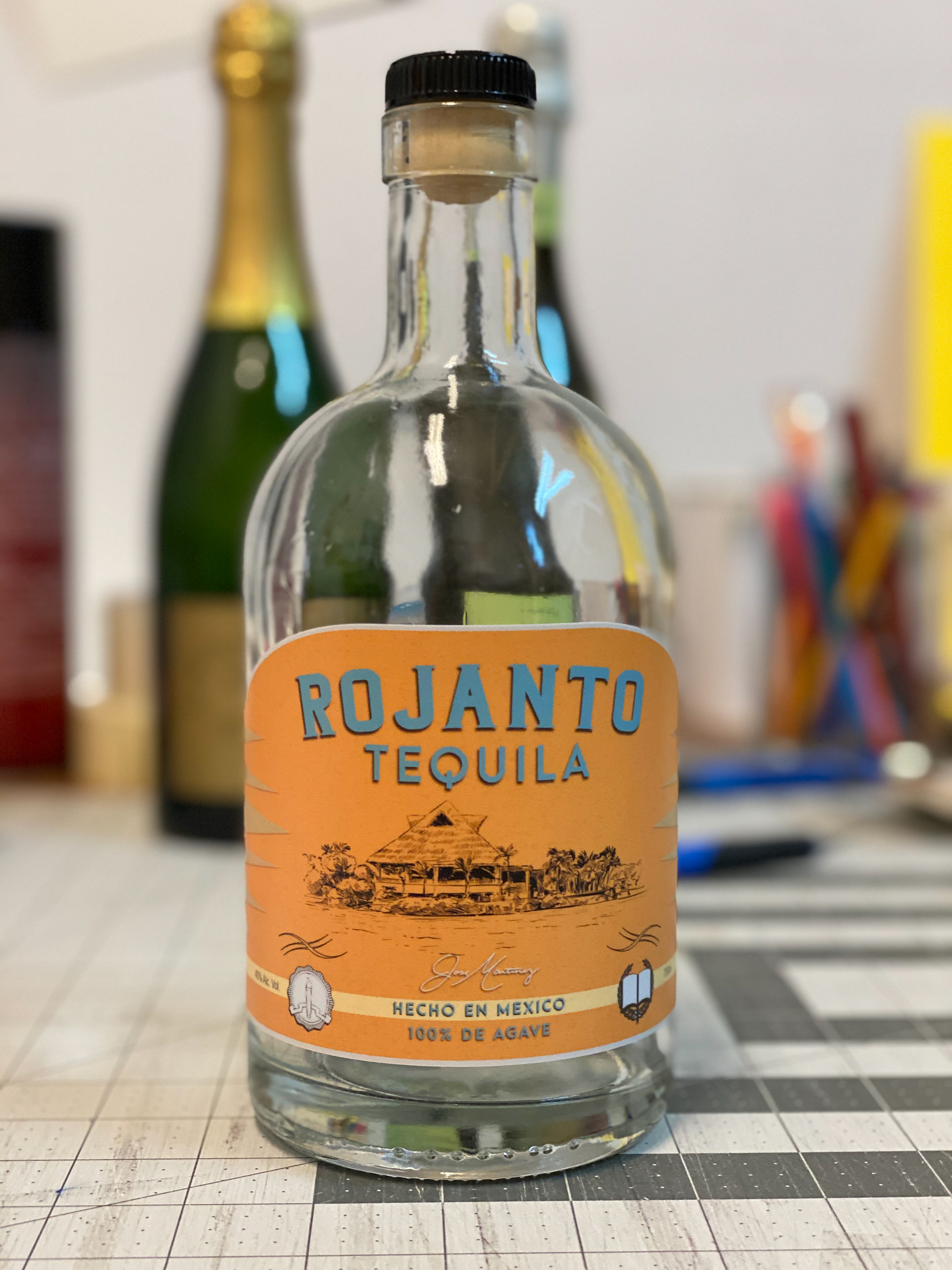 Tequila Bottle design for TV Series