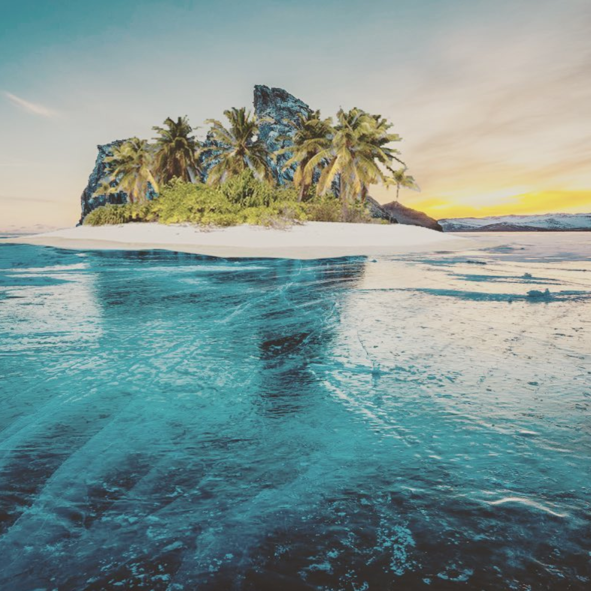 Icy waters/Desert Island