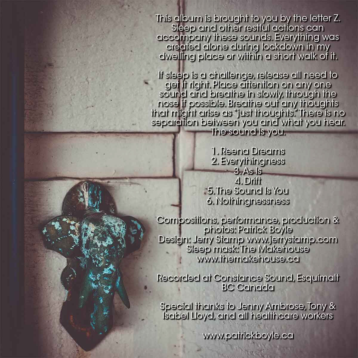 Patrick Boyle - LULL: Sounds for Sleep back