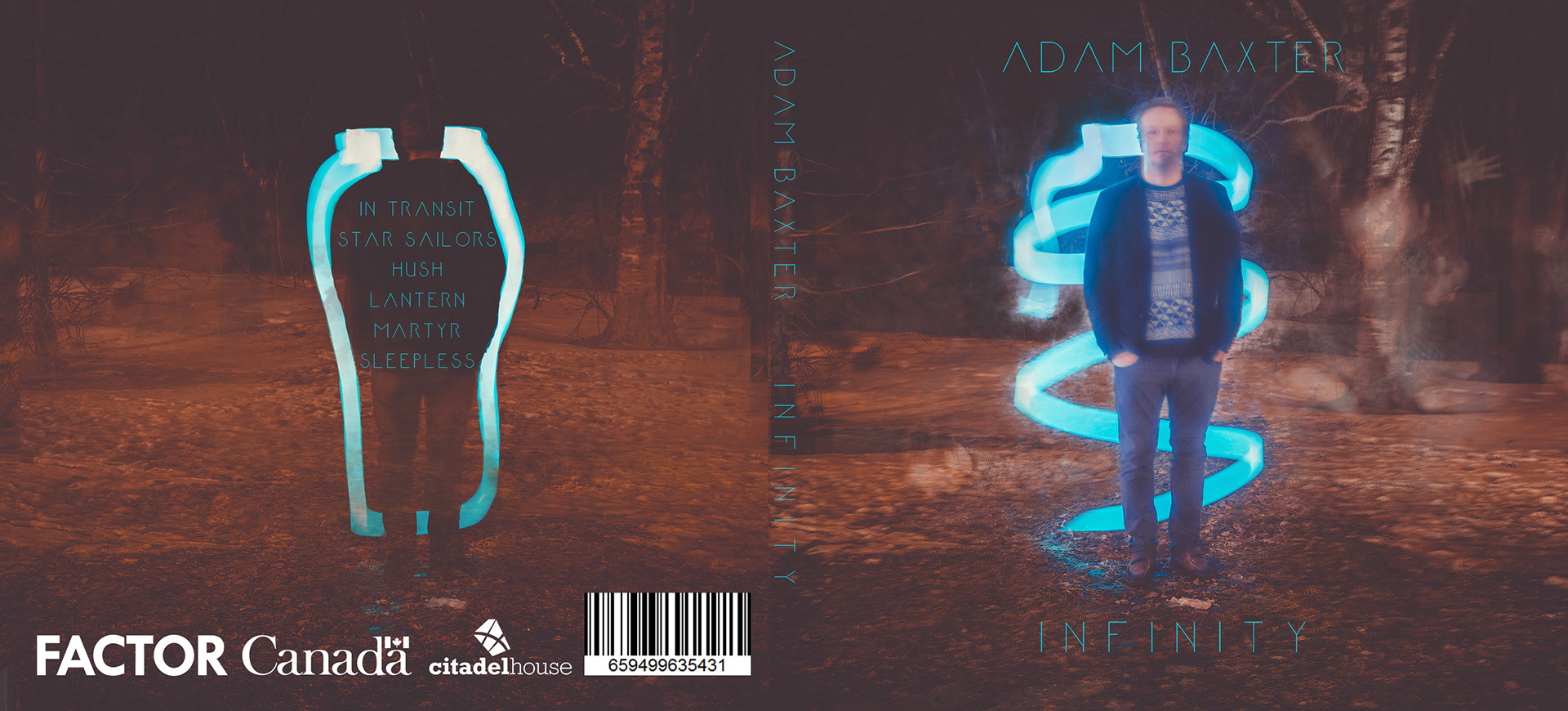 Adam Baxter - Infinity artwork outside