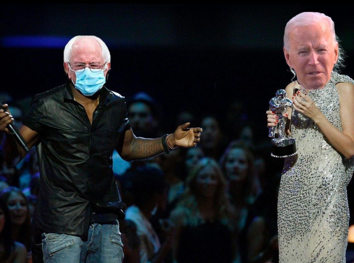 Bernie'll let Biden finish...