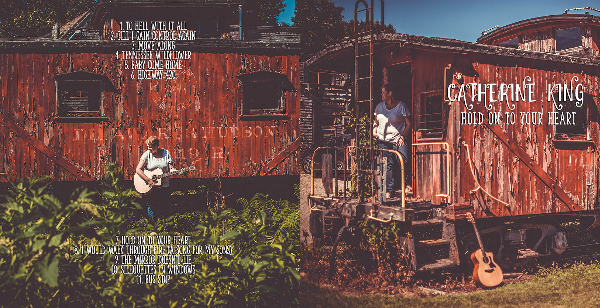 Catherine King - Hold On To Your Heart outside artwork