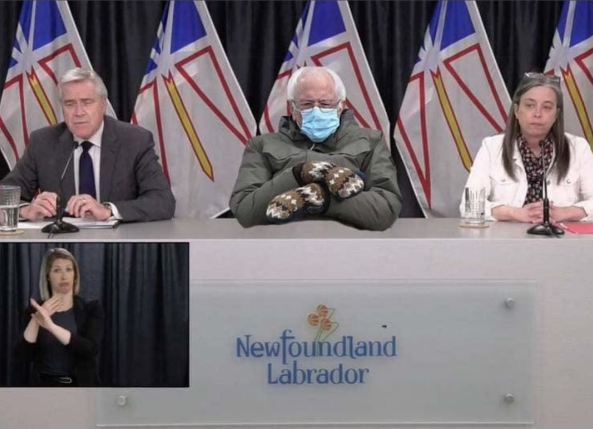 Bernie at the Covid Update