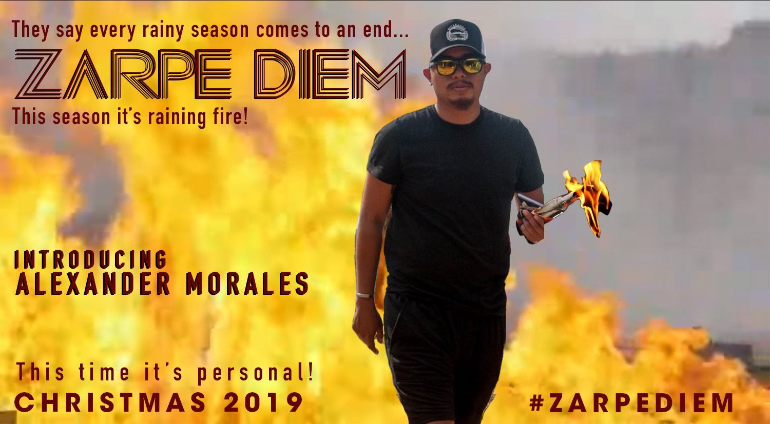 Fake action Movie graphic starring a friend