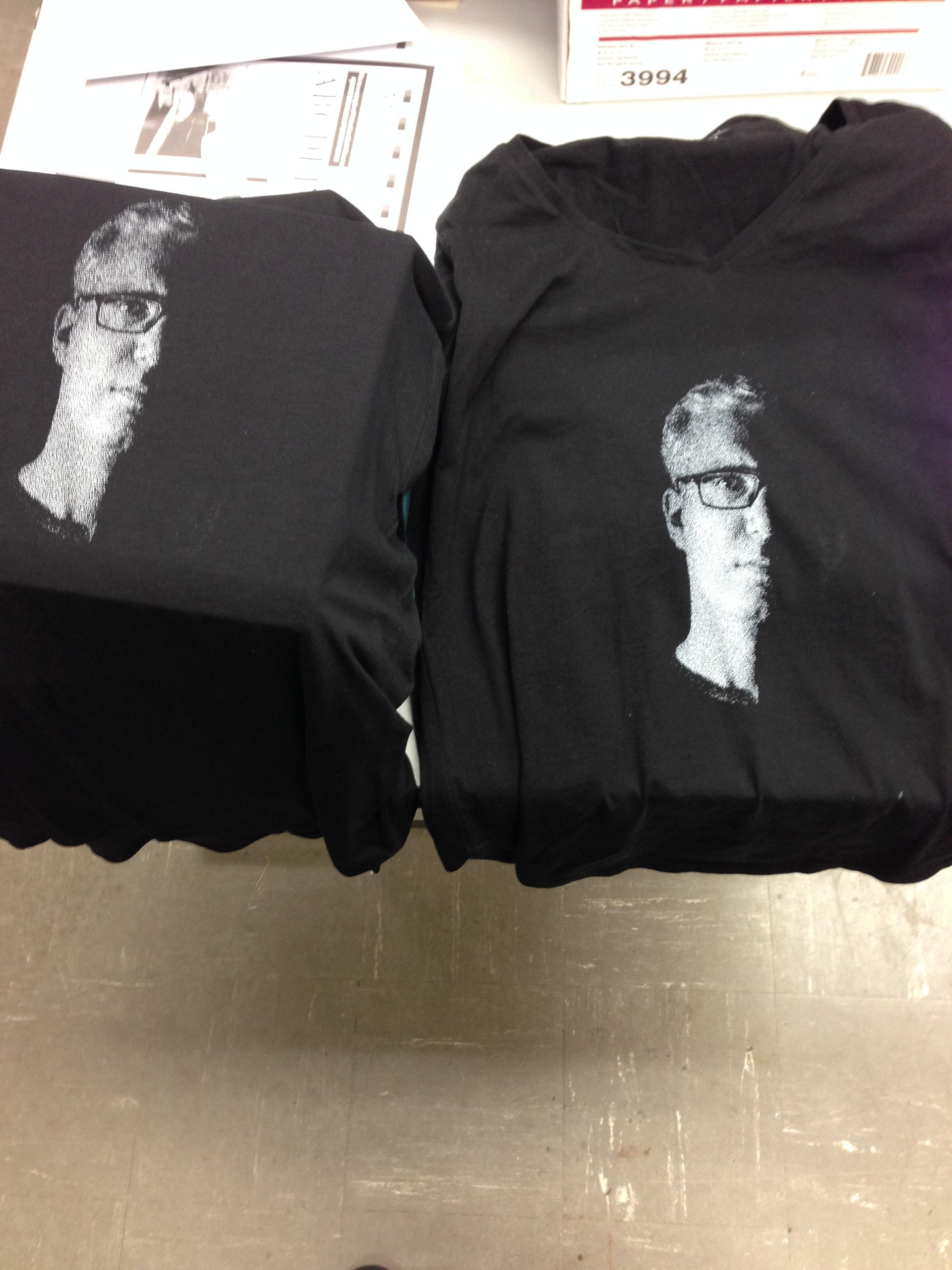 Screen Printed Ian Foster t-shirts