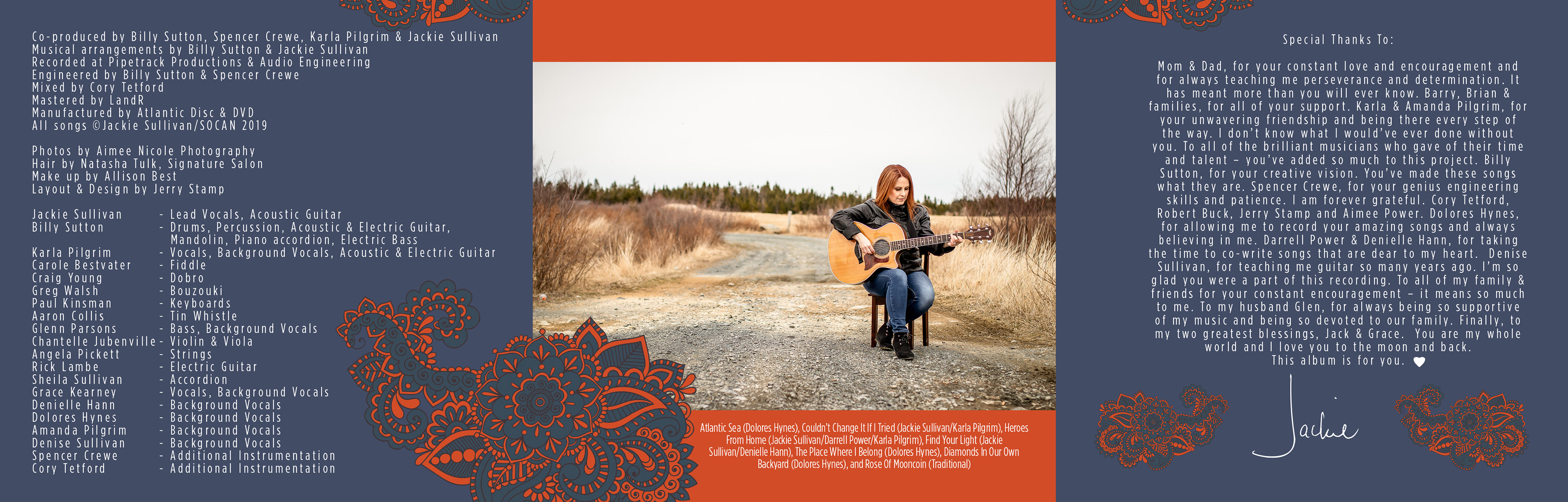 Jackie Sullivan - Find Your Light artwork inside