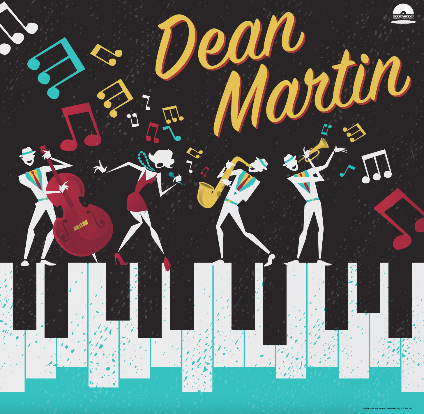 Dean Martin Album Cover 1960s