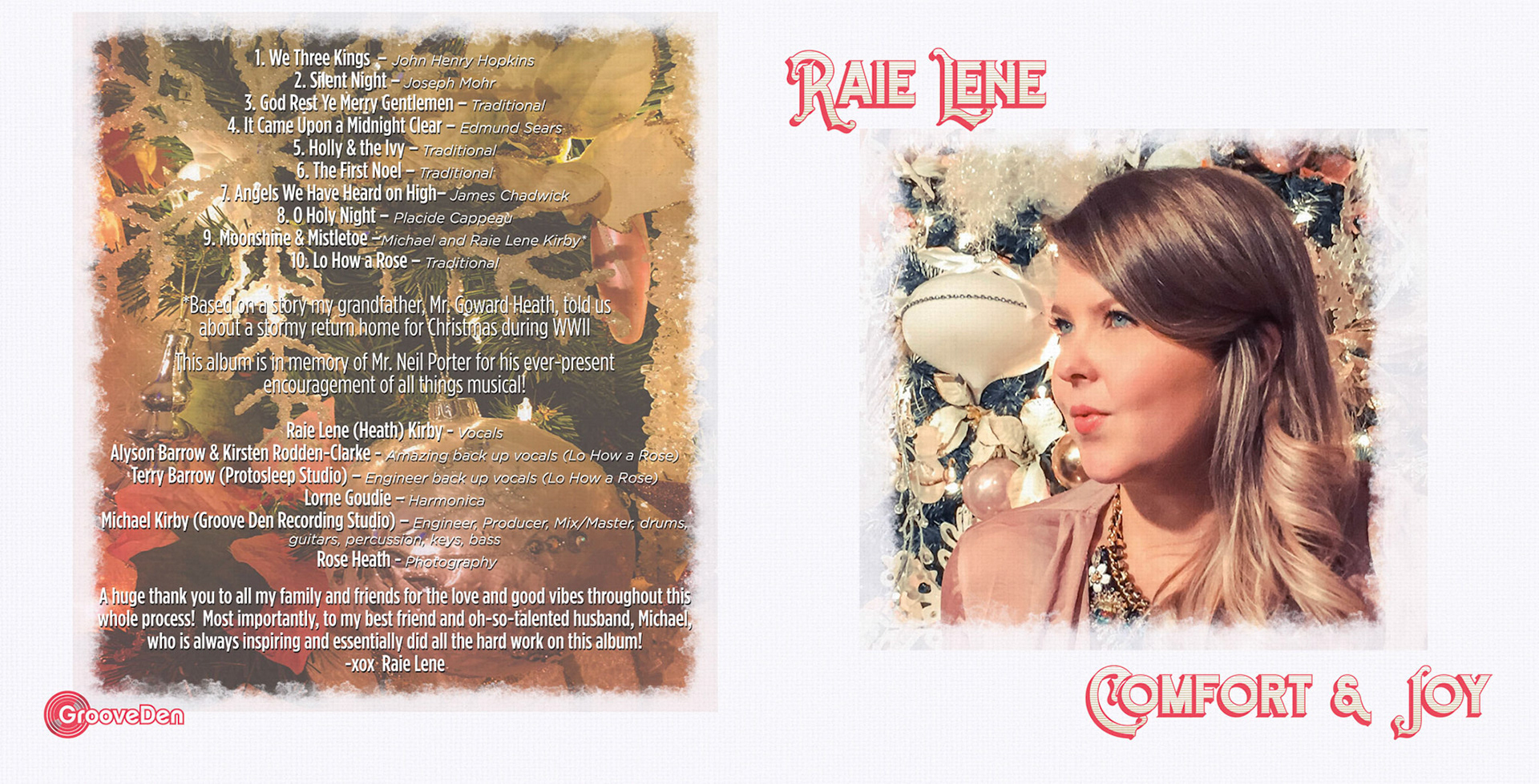 Raie Lene - Comfort & Joy album art