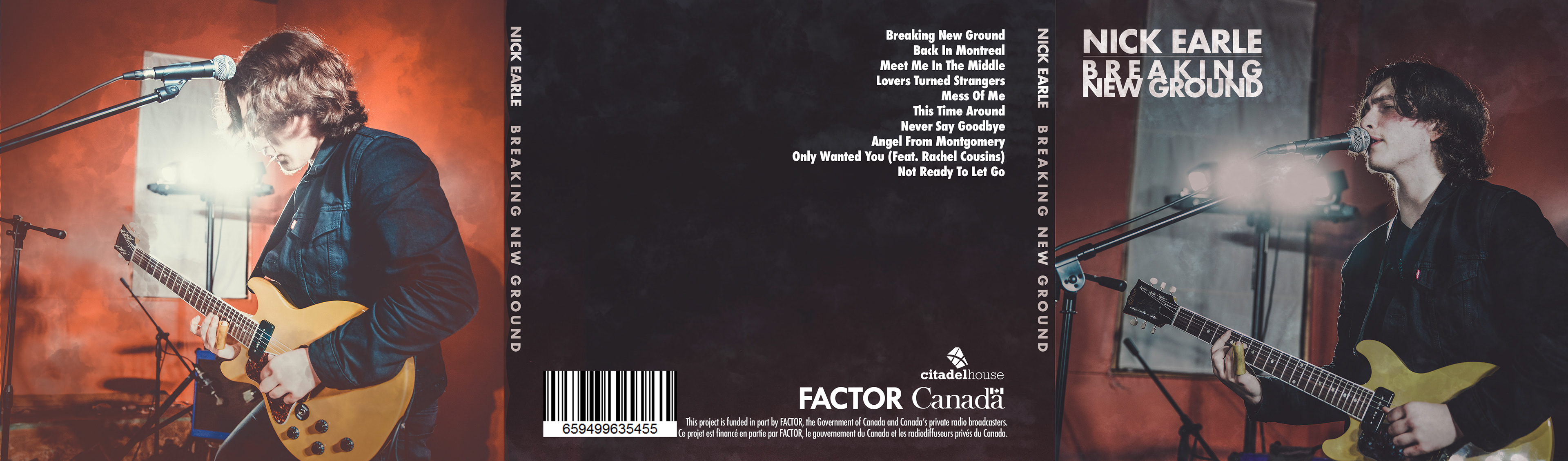 Nick Earle - Breaking New Ground artwork inside