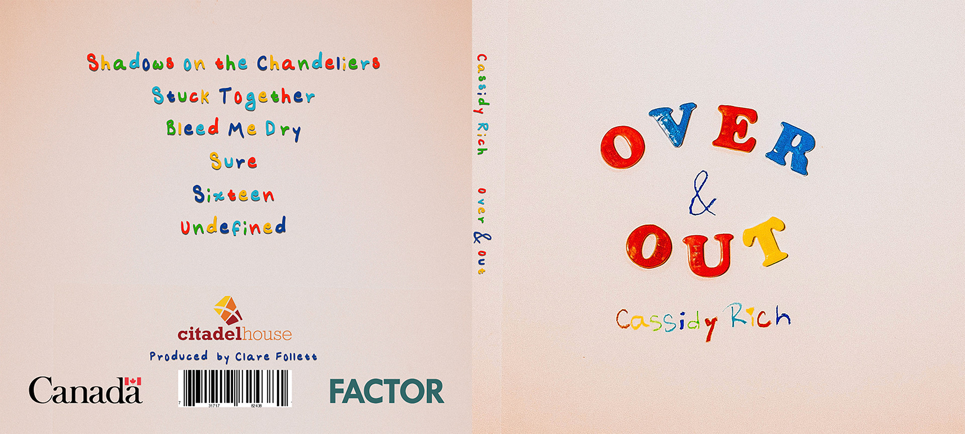 Cassidy Rich - Over & Out outside artwork