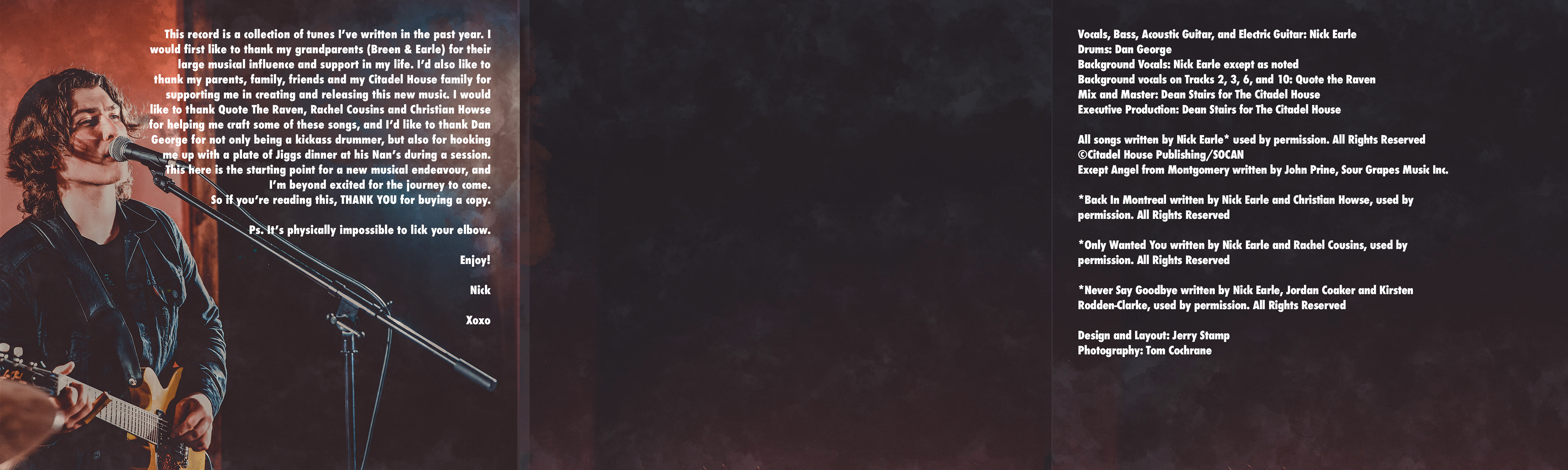 Nick Earle - Breaking New Ground artwork inside