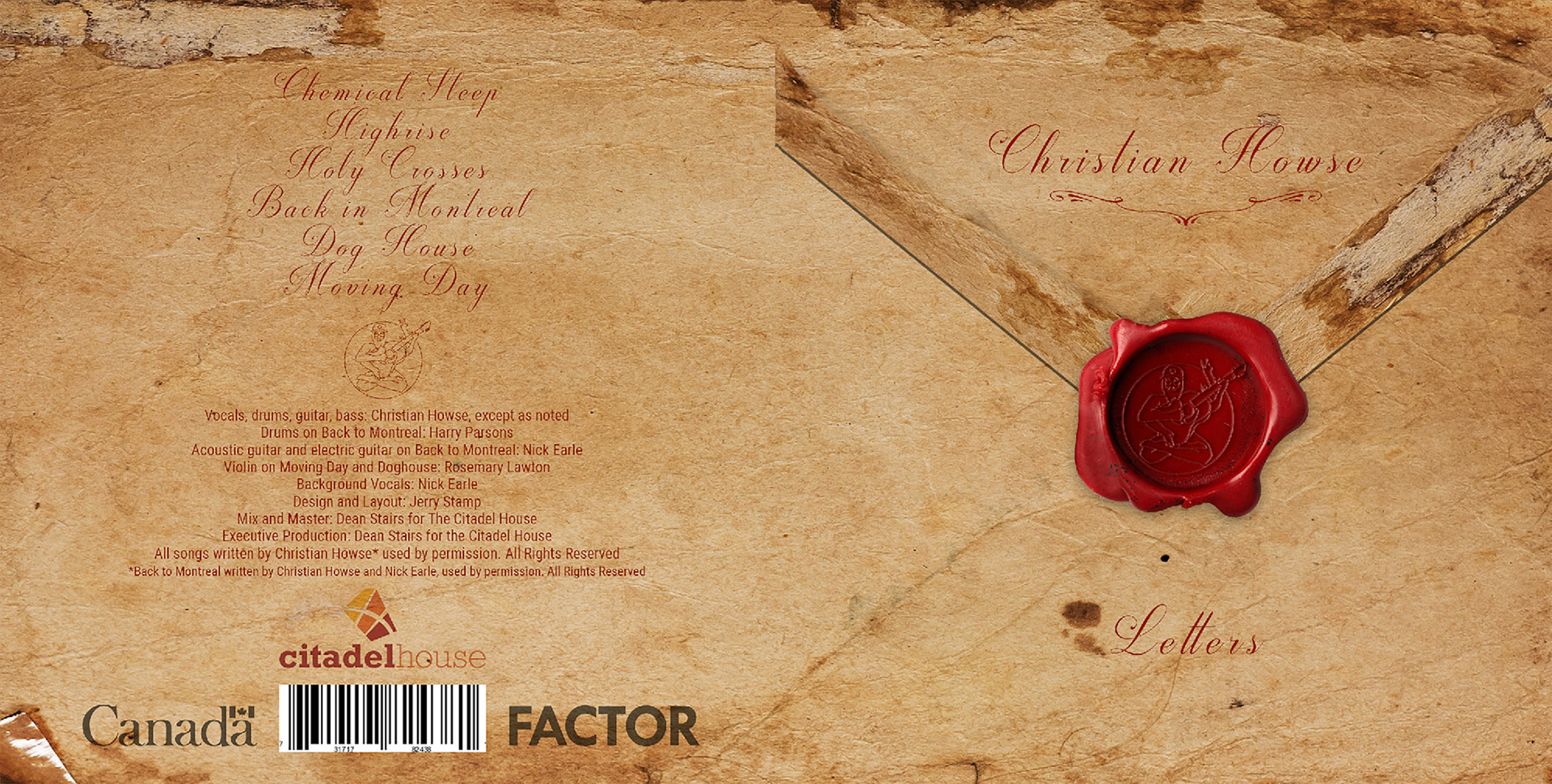 Christian Howse - Letters album art