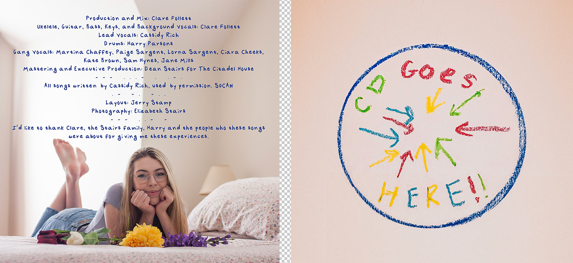 Cassidy Rich - Over & Out inside artwork