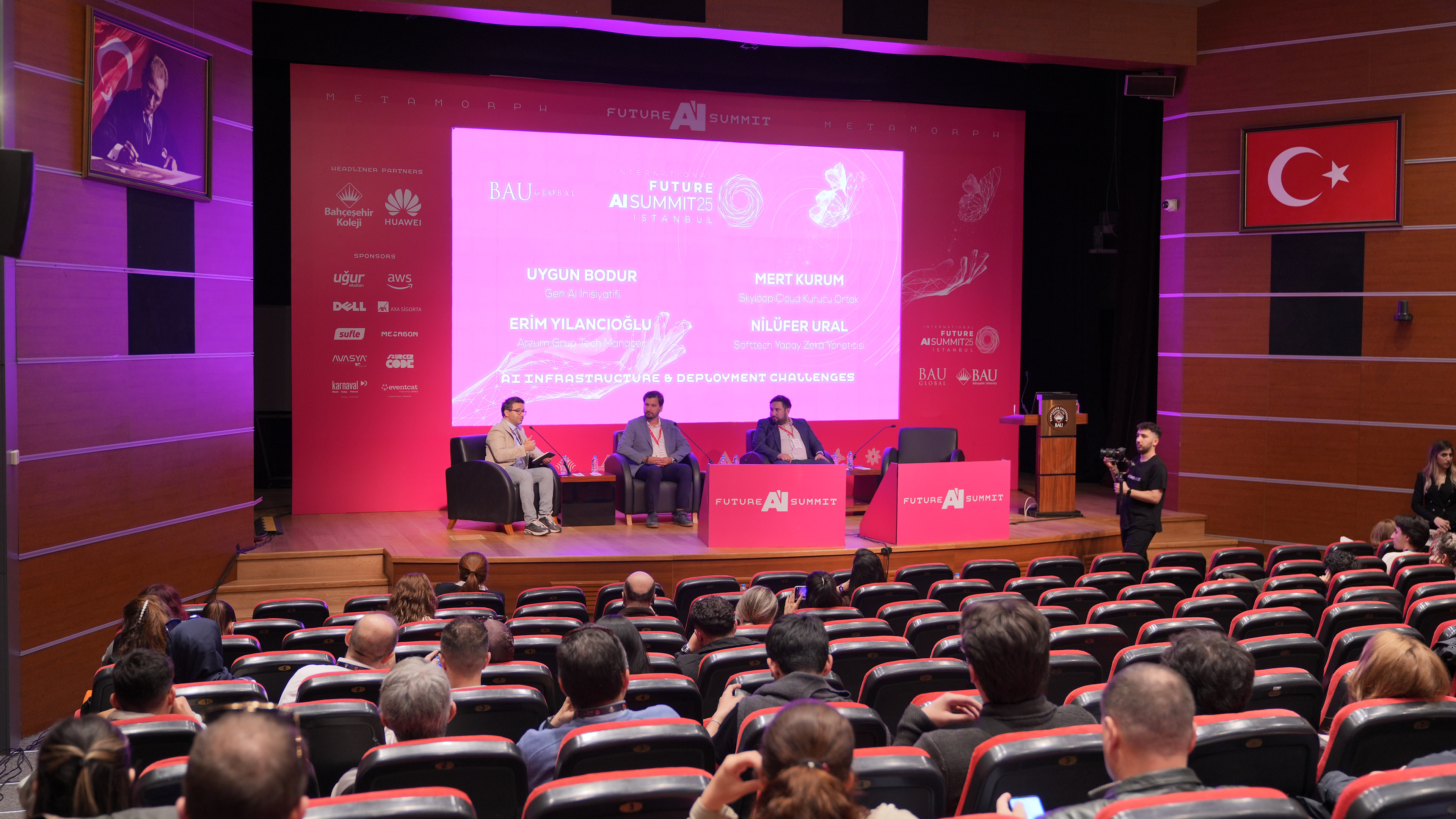Participants attending a panel at Future AI Summit 2025.