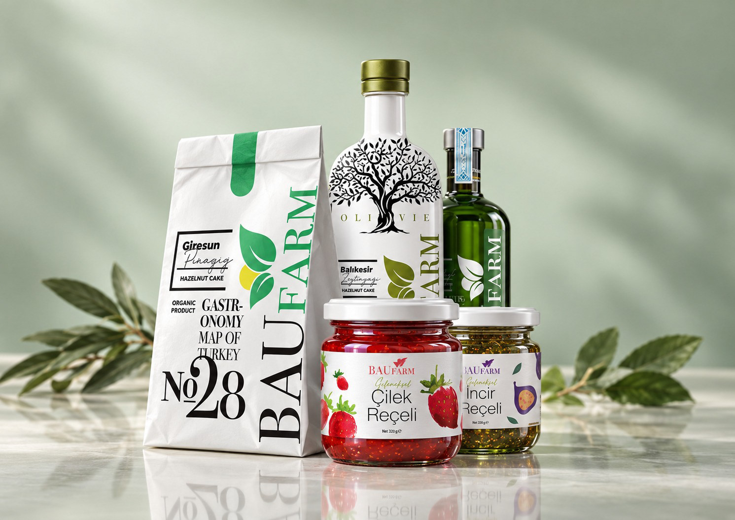 BAUFARM · Brand identity and packaging collection
