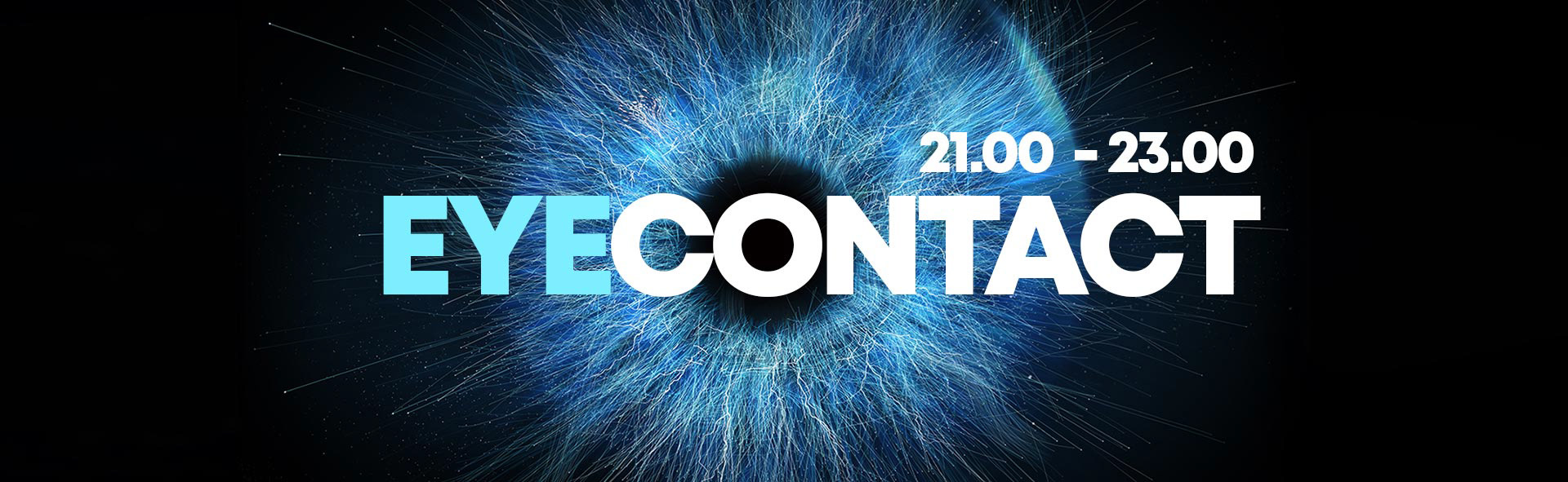Eye Contact. Radio Glamorize programme artwork.