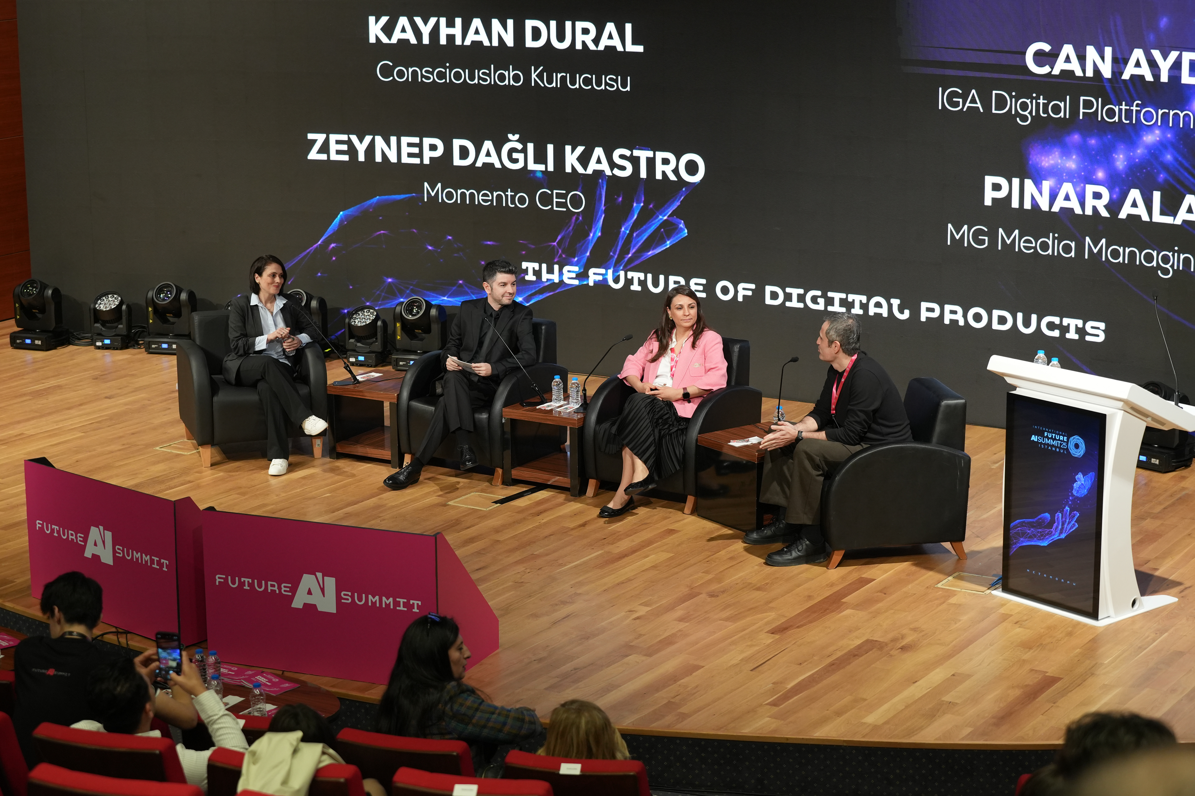A panel discussion at Future AI Summit 2025.