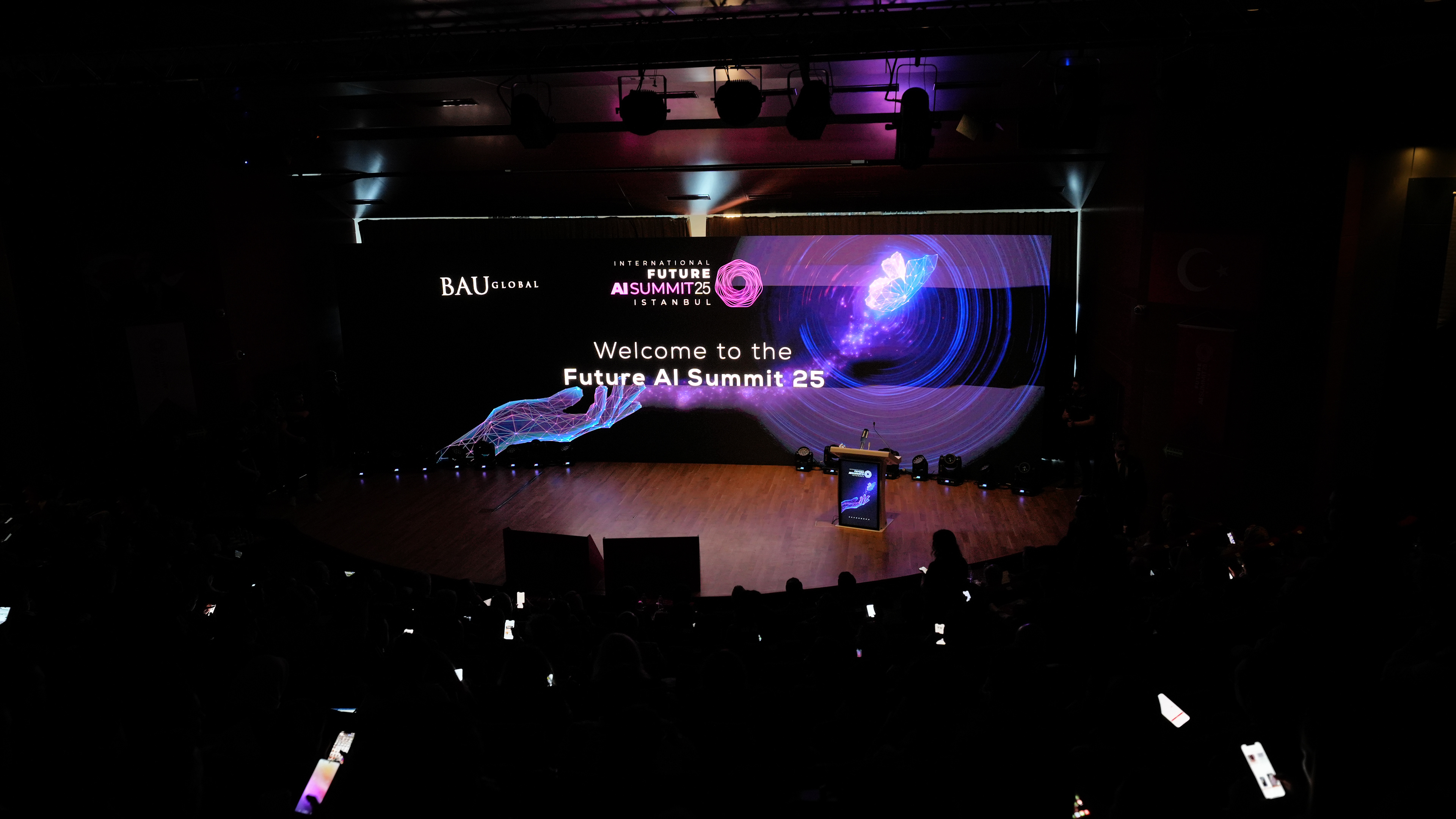 Opening stage at Future AI Summit 2025.