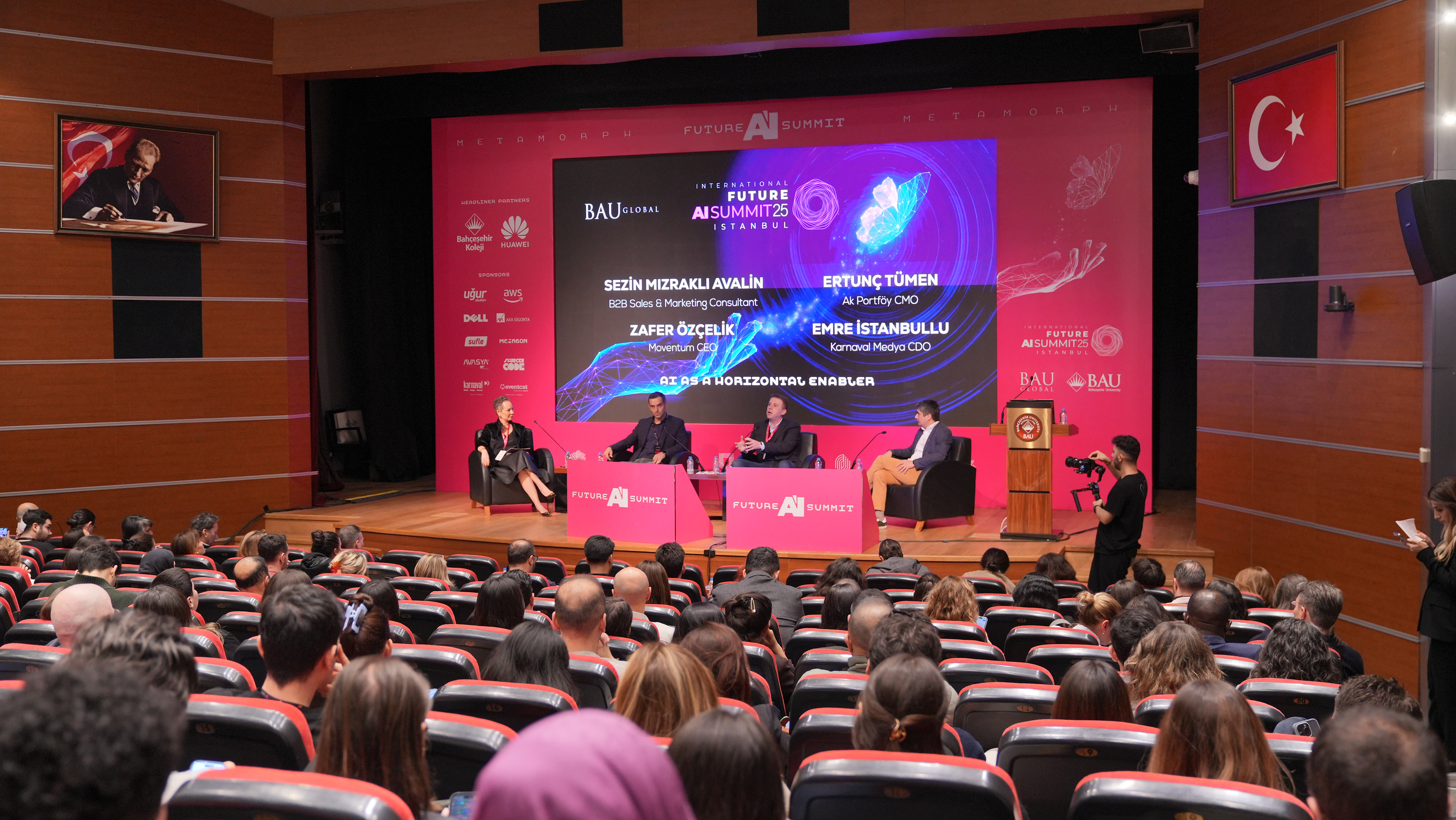 The audience and main stage at Future AI Summit 2025.