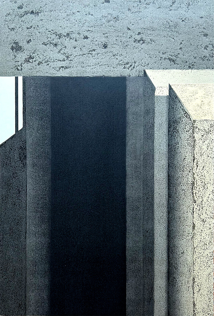 Ewa Zawadzka, "Z Cykly: Black Countryside XXVII", 1995, 4/25, 92 x 62 cm, Mixed Media