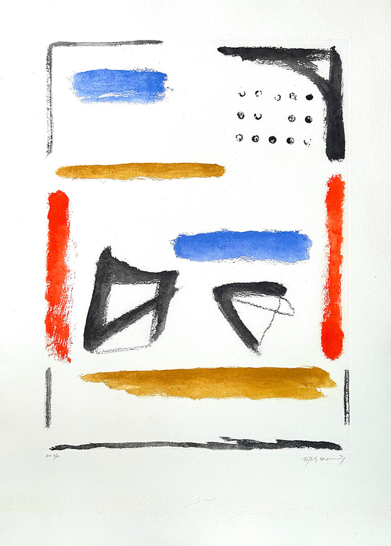 Albert Ràfols-Casamada, "Cami de Primavera 3", 2005, 104 cm x 75 cm, Technique: etching