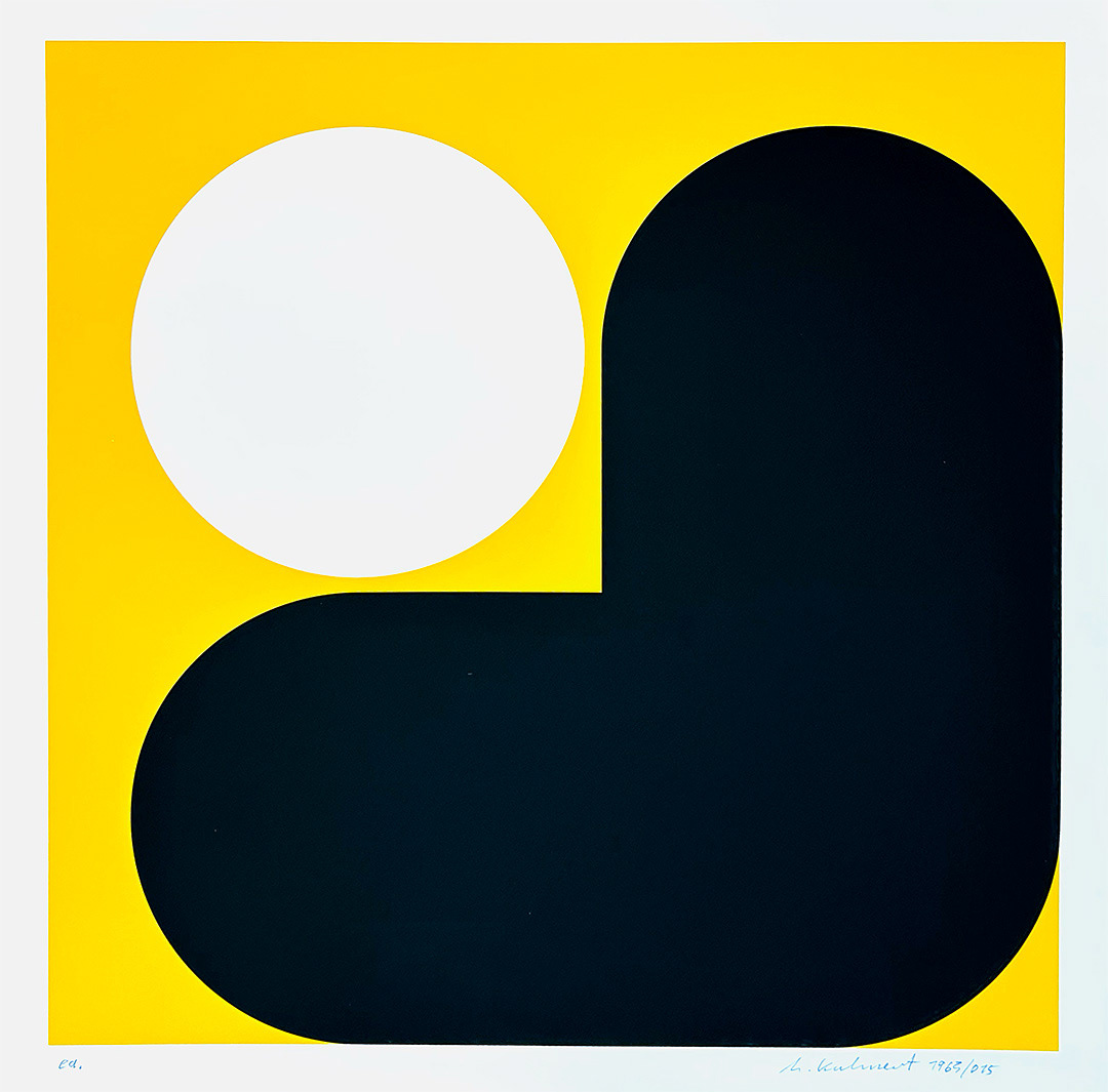 Horst Kuhnert, "Untitled", Serigraphie, 1963, 50 x 50 cm