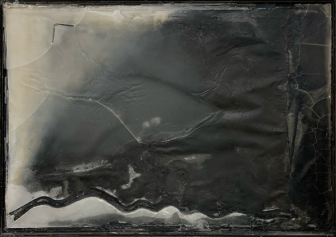 Ulrich Gehret, « Untitled », Mixed Media on Wood with Paraffine, 1992-2015, Dimensions : 73 x 103 cm