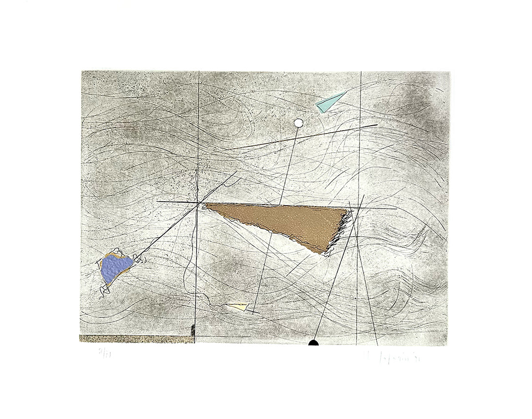 Mauro Casarin, "Untitled", Etching 51/75, 1991, 35 x 45 cm