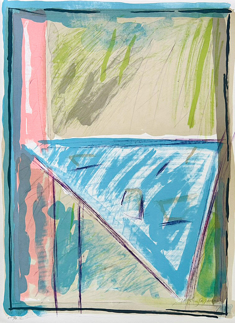 Albert Ràfols-Casamada, "Interiors-6", 1982, 76 x 56 cm, Technique: lithography