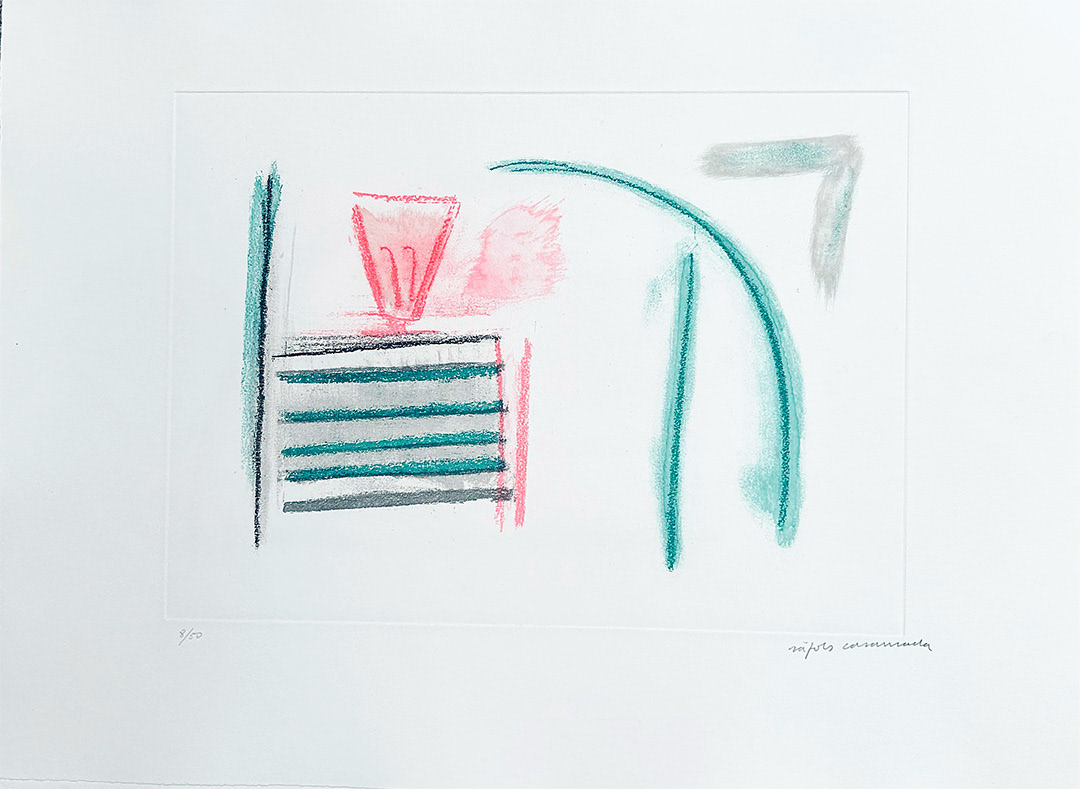 Albert Ràfols-Casamada, "Mod-2", 2008, 44 x 60 cm, Technique: etching