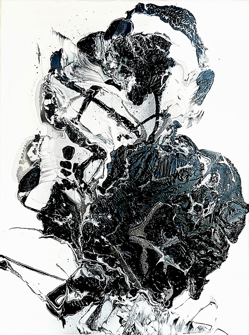 David Stegmann, "Untitled", Mixed Media on canvas, 2022, 40 x 30 cm