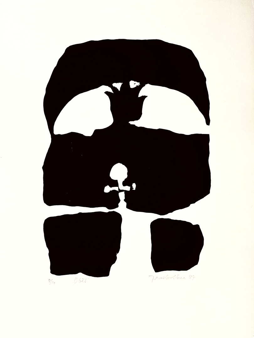 Jaroslav Sura, "Obet", 1987, Serigraphie 8/20, 62 x 46 cm