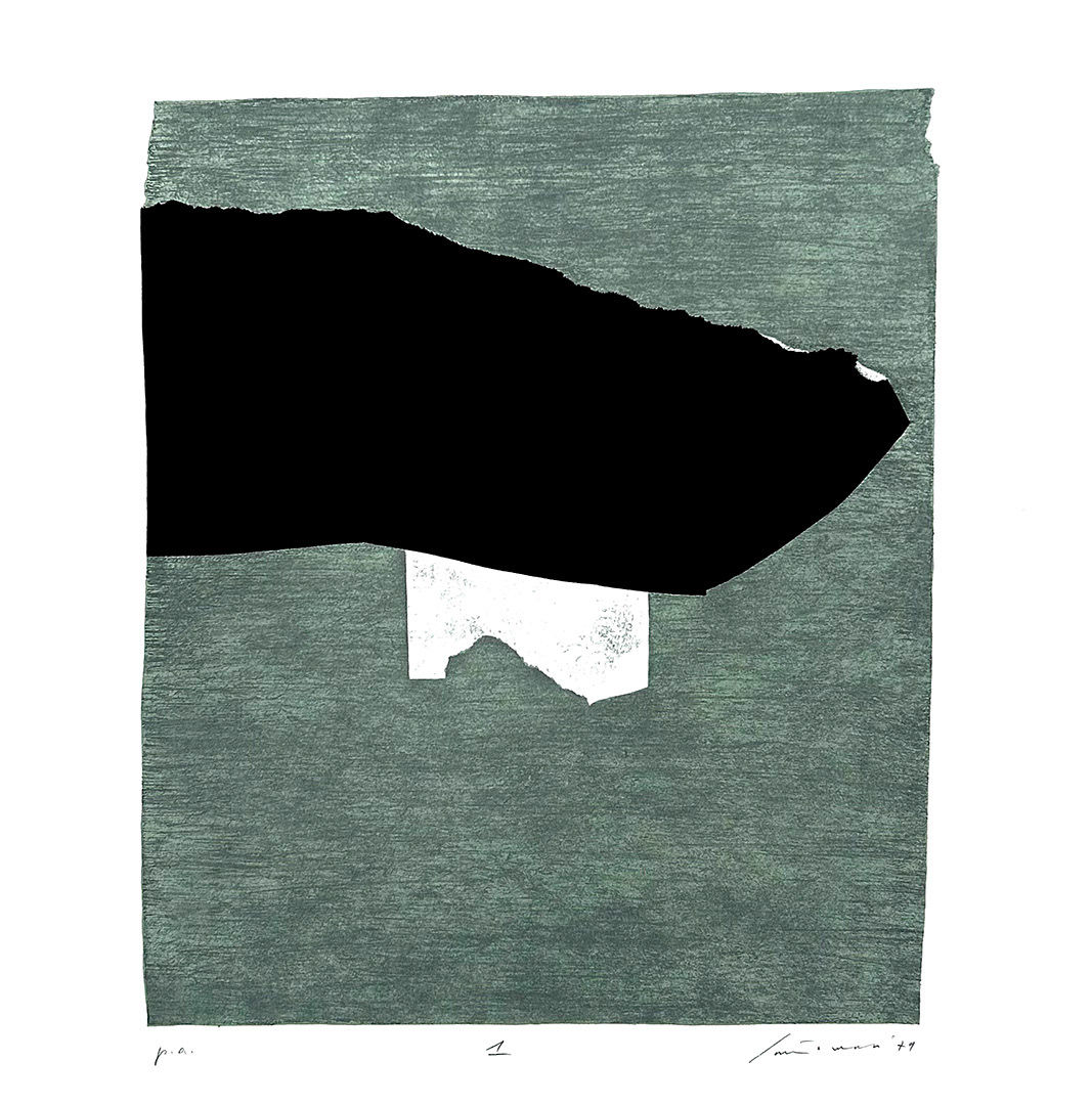 Giuseppe "Bepi" SANTOMASO, “Vento dell’est-1”, 1979 Lithography P.A, 47x50cm (38,5x32,5cm)