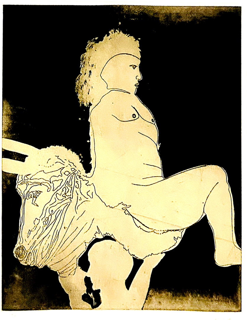 Jorge Castillo, "Tauromaquia 10", 1978, Etching 29/80, 76 x 56 cm