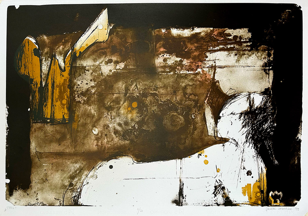 Jacek Zaborski, "Ten", Lithography 4/20, 1999, 70 x 100 cm