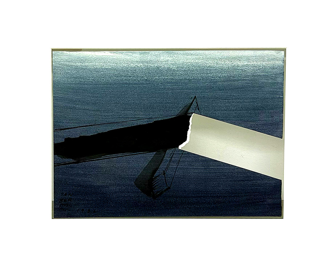Jan BERDYSZAK, "Orientiertes Passe-Par-Tout", 1992, Acrylic on paper, 40 x 50cm