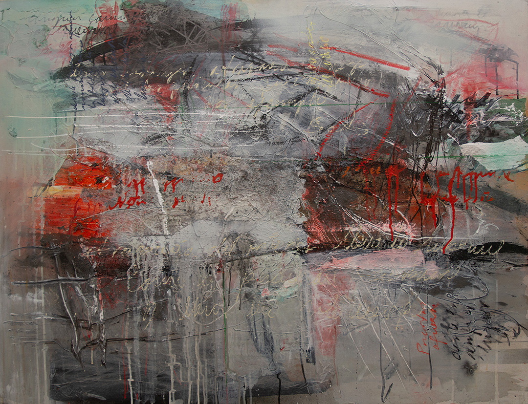 Víctor Ramírez, "Untitled", 2020, 100 cm x 130 cm, Mixed Media on canvas