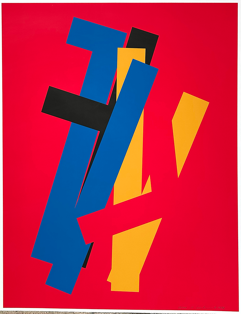 Horst Kuhnert, "Untitled", 1992, Serigraphie 88/100, 90 x 70 cm
