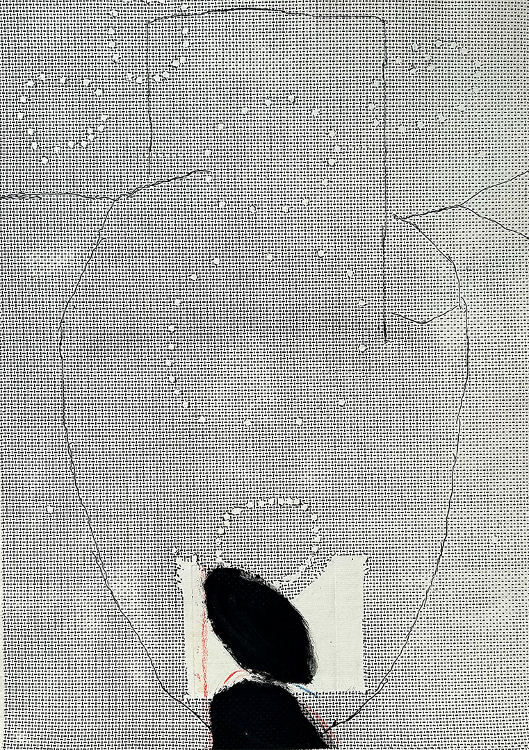 Lenka Vilhelmova, "Getting it off ones mind II", 1996, Material Print 11/20, 100 x 70 cm