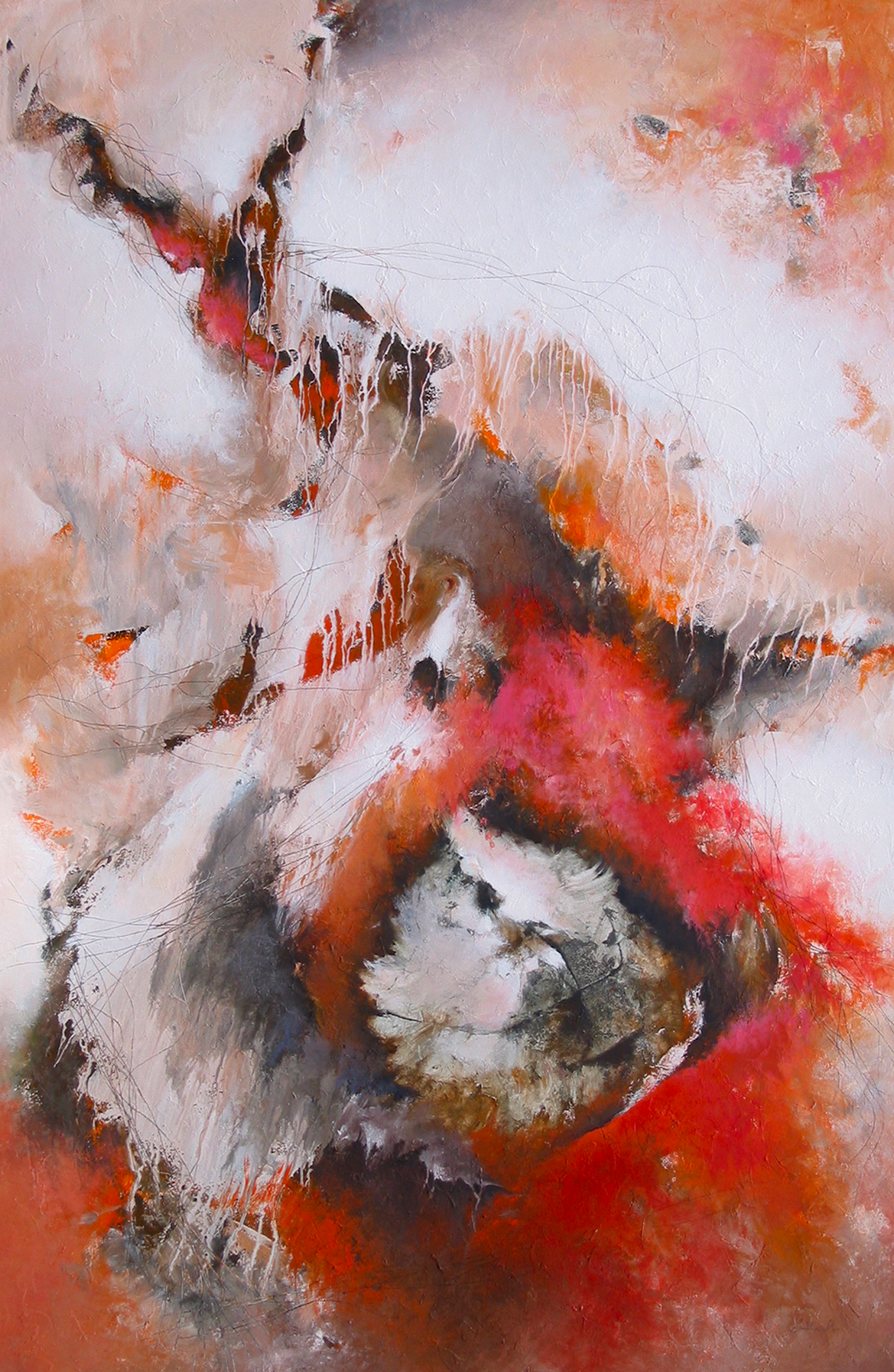 Guadalupe MASA, “ARCANO XV, EL DIABLO”, 2009, Technique : Acrylic Paint on Wood, 182 x 120 cm