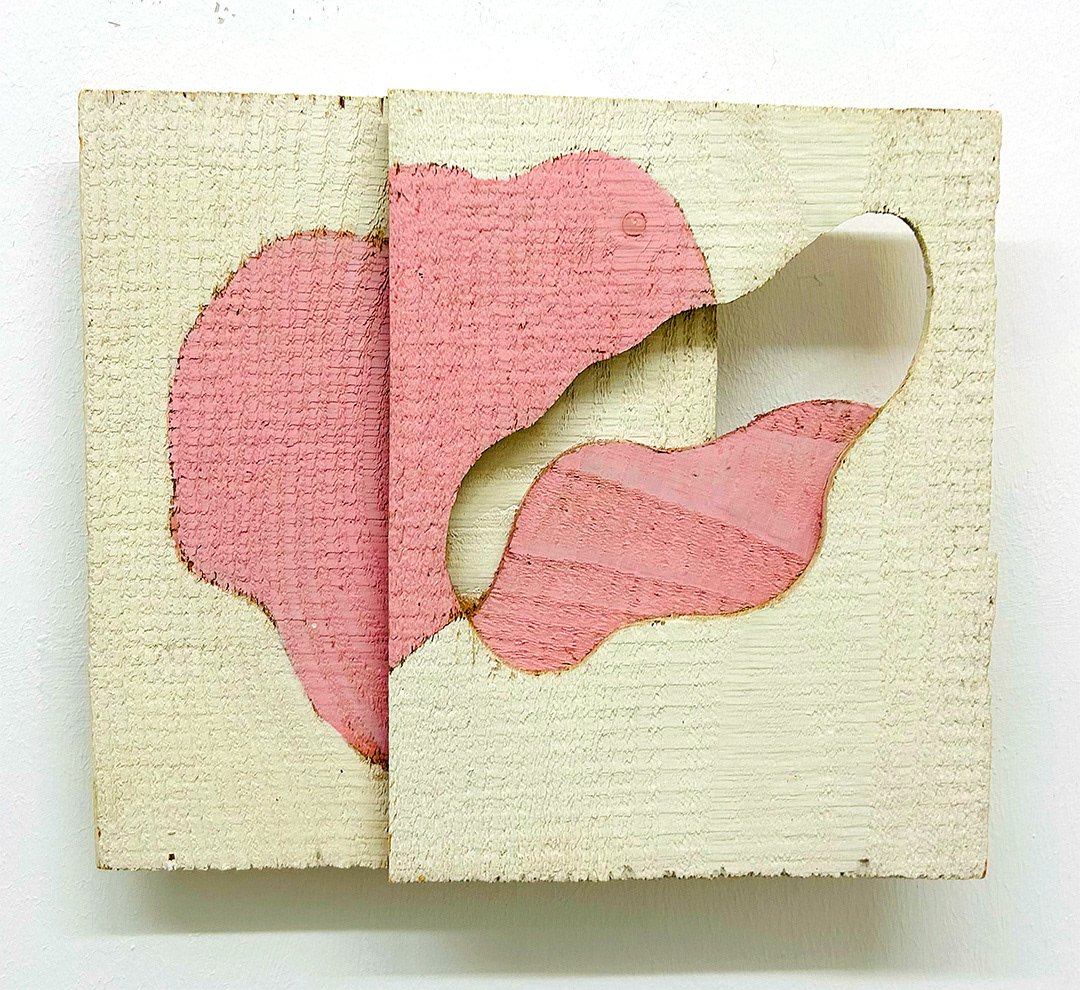 Alfonso HÜPPI, "M1", 1967, Wood Sculpture, 25,5 x 29 x 4 cm