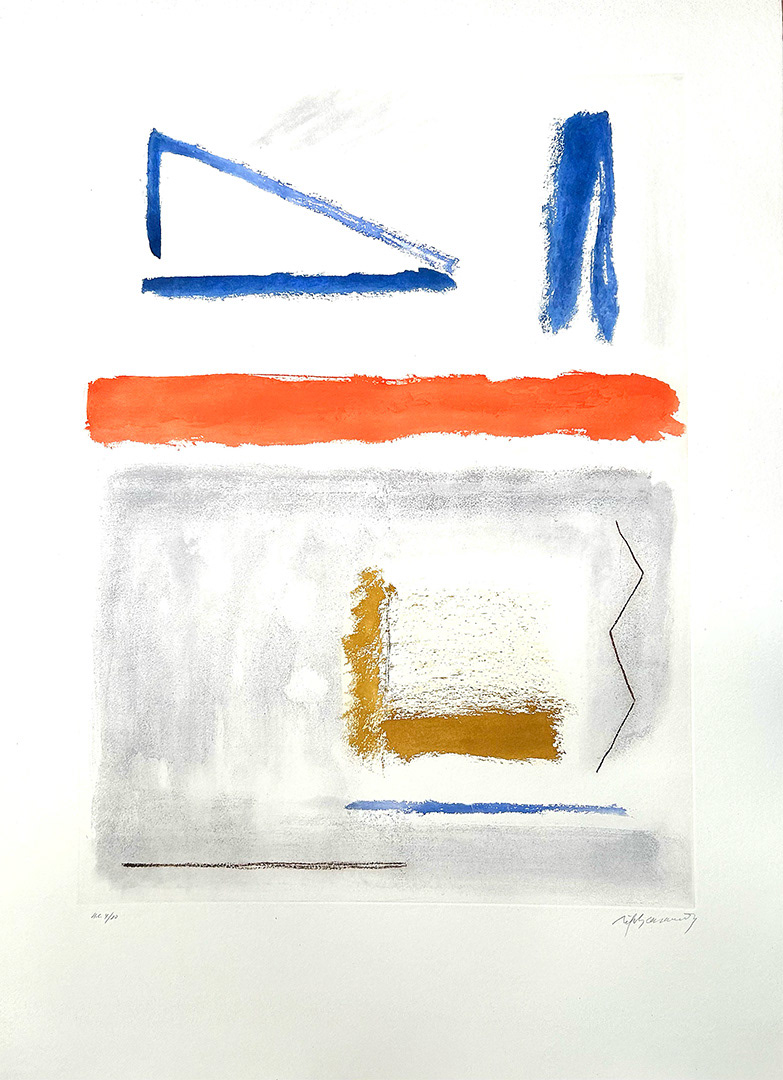 Albert Ràfols-Casamada, "Cami de Primavera 1", 2005, 104 cm x 75 cm, Technique: etching