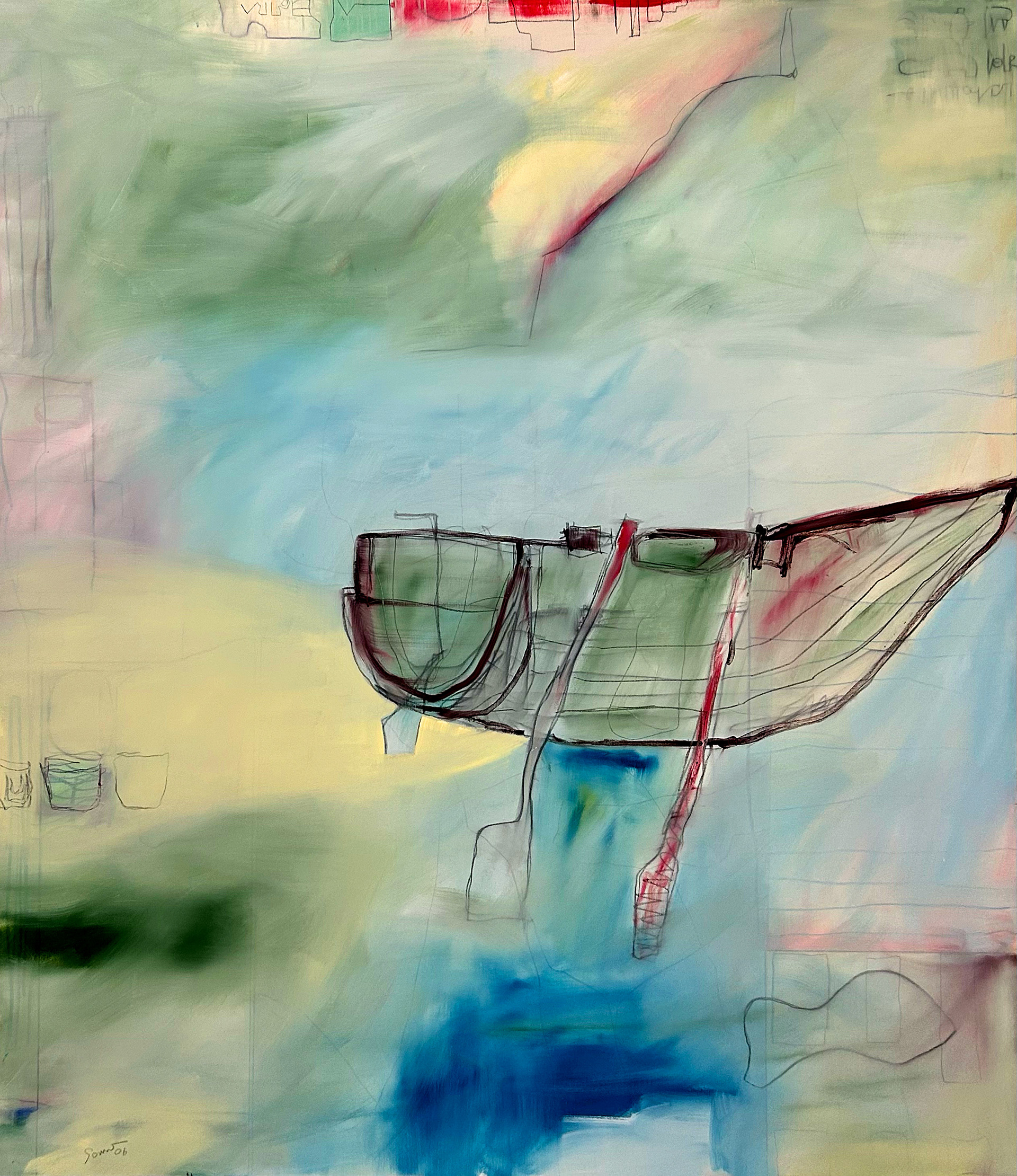 Dirk Sommer, "Untitled", 2006, Oil on canvas, 150 x 130 cm